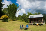 cabin surrounds and fire pit